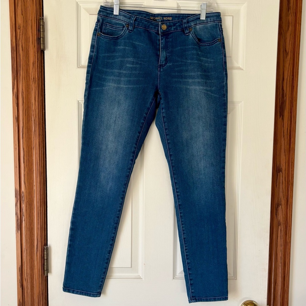 Michael Kors Dark Blue Stretch Skinny Jeans